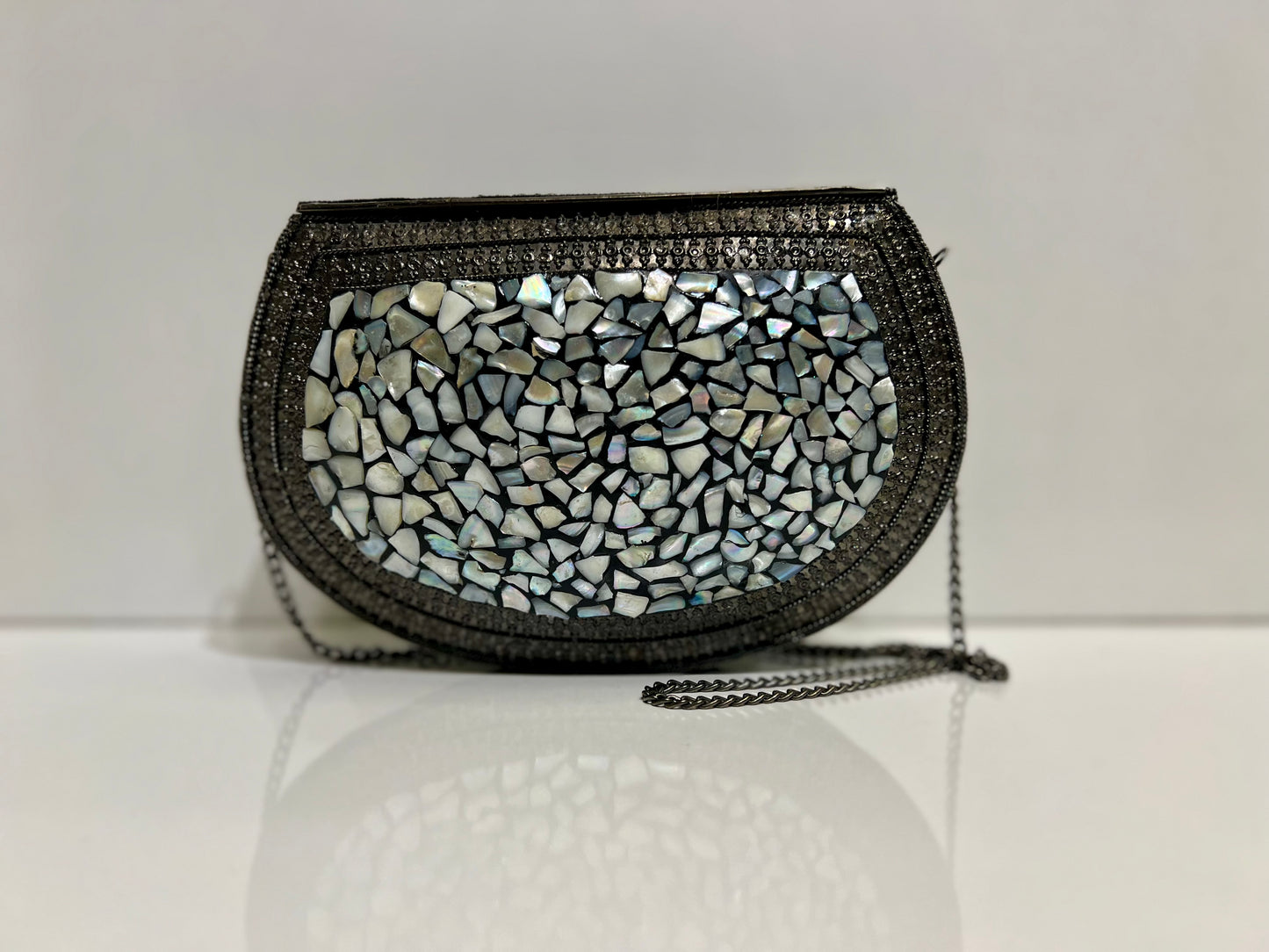 Sac à bandoulière marbré