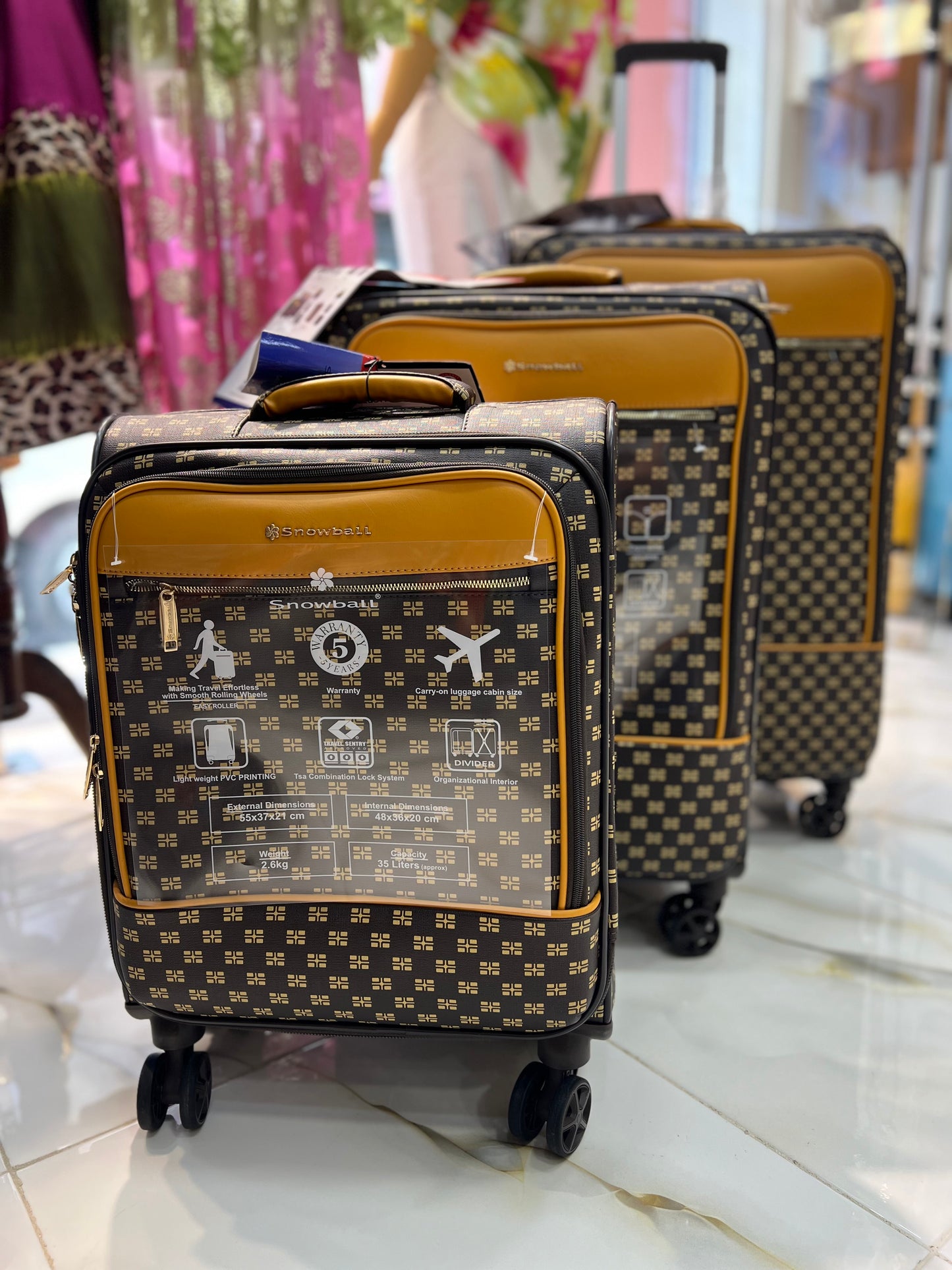 VALISE SNOWBALL PARIS PREMIUM 392-04