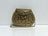 Gold bronze Stone Designer Mosaic Clutch Bag